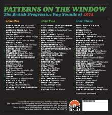 Patterns On The Window: The British Progressive Pop Sounds Of 1974, 3 CDs