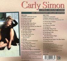 Carly Simon: Coming Around Again (30th-Anniversary-Deluxe-Edition), 2 CDs