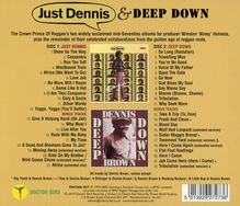 Dennis Brown: Just Dennis / Deep Down (22 Bonustracks), 2 CDs