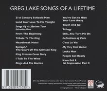 Greg Lake: Songs Of A Lifetime, CD