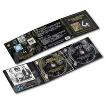 CD-Verpackung von "Eddie and The Hot Rods" mit zwei CDs: "Teenage Depression" und "Life on the Line". Retro-Design.