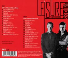 LEISURE PROCESS, The Complete Epic Recordings. Zwei Männer in Anzügen mit ernsten Blicken auf rotem Hintergrund.
