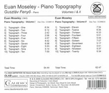 Euan Moseley (geb. 1943): Piano Topography Vol.1 &amp; II, 2 DVD-Audio