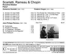 Rosalind Bieber - Scarlatti / Rameau / Chopin, CD