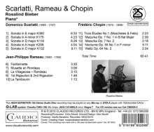Rosalind Bieber - Scarlatti / Rameau / Chopin, Blu-ray Audio