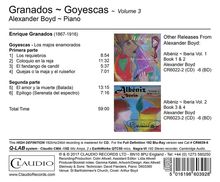 Enrique Granados (1867-1916): Goyescas, CD