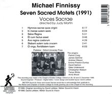 Michael Finnissy (geb. 1946): 7 geistliche Motetten, CD