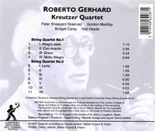 Roberto Gerhard (1896-1970): Streichquartette Nr.1 &amp; 2, CD