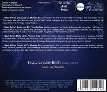 Mustafa Raza: Raga Charu - Keshi For Sitar &amp; Veena, CD