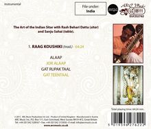 Rash Behari Datta: The Art Of The Indian Sitar, CD