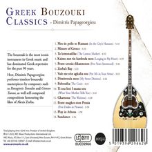 Dimitris Papageorgiou: Greek Bouzouki Classics, CD