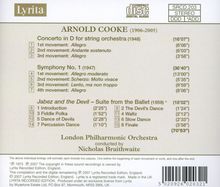 Arnold Cooke (1906-2005): Symphonie Nr.1, CD