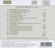 Gustav Holst (1874-1934): Orchesterwerke, CD