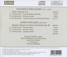 John Foulds (1880-1939): Dynamic Triptych für Klavier &amp; Orchester op. 88, CD
