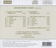 Hubert Parry (1848-1918): Lady Radnor's Suite, CD
