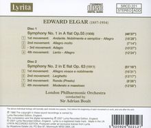 Edward Elgar (1857-1934): Symphonien Nr.1 &amp; 2, 2 CDs