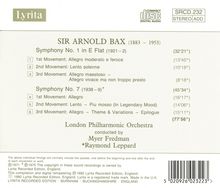 Arnold Bax (1883-1953): Symphonien Nr.1 &amp; 7, CD