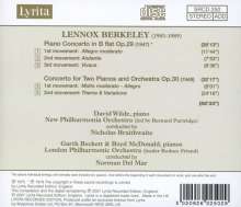 Lennox Berkeley (1903-1989): Klavierkonzert op.29, CD