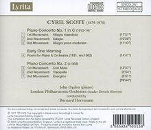 Cyril Scott (1879-1970): Klavierkonzerte Nr.1 &amp; 2, CD