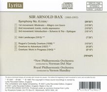 Arnold Bax (1883-1953): Symphonie Nr.6, CD