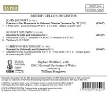 British Cello Concertos, CD