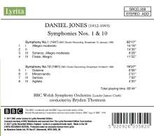 Daniel Jones (1912-1993): Symphonien Nr.1 &amp; 10, CD