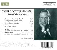 Cyril Scott (1879-1970): Klaviersonate Nr.1 (op.66), CD