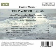 William Busch (1901-1945): Kammermusik, CD