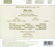 William Alwyn (1905-1985): Miss Julie (Oper in 2 Akten), 2 CDs