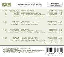 British String Concertos, 4 CDs