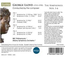 George Lloyd (1913-1998): Symphonien Nr.1-6, 4 CDs