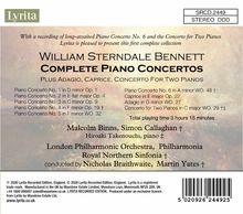 Lyrita Logo. William Sterndale Bennett: Complete Piano Concertos. Gesamtdauer: 3 Stunden 15 Minuten. Malcolm Binns.