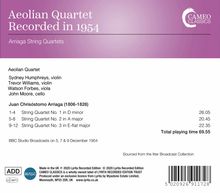 Juan Arriaga (1806-1826): Streichquartette Nr.1-3, CD