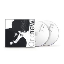 "Or dnew". Zwei CDs mit Titelliste. Schwarz-weißes Porträt eines Mannes auf dunklem Hintergrund.