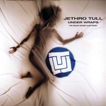 Text: "Jethro Tull Under Wraps The Bruce Soord 2026 Remix". Unscharfe Gestalt hinter einem Tuch, blau-weißes Logo.