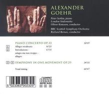 Alexander Goehr (geb. 1932): Symphonie op.29, CD