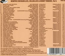 Memphis Rockabillies, Hillbillies &amp; Honky Tonkers Vol. 6, CD