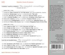 Vasilli Sapellnikov - The Complete Recordings, 2 CDs