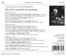 Walter Gieseking - His First Concerto Recordings, 3 CDs