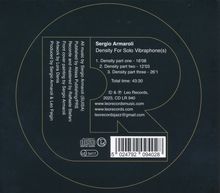 Sergio Armaroli: Density For Solo Vibraphone(s), CD