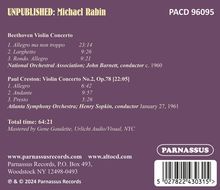 Michael Rabin - Unpublished, CD