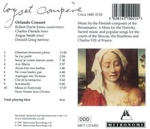 Loyset Compere (1445-1518): Missa In Nativitate Deus Noster Jesu Christe, CD