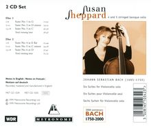 Johann Sebastian Bach (1685-1750): Cellosuiten BWV 1007-1012, 2 CDs