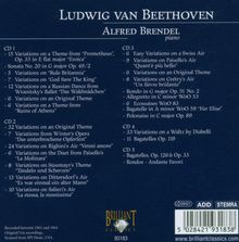 Ludwig van Beethoven (1770-1827): Klaviervariationen, 5 CDs