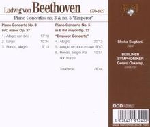 Ludwig van Beethoven (1770-1827): Klavierkonzerte Nr.3 &amp; 5, CD