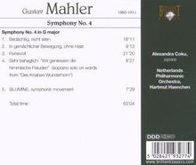 Gustav Mahler (1860-1911): Symphonie Nr.4, CD