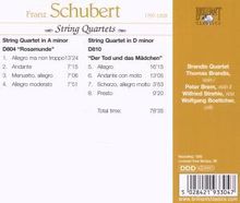 Franz Schubert (1797-1828): Streichquartette Nr.13 &amp; 14, CD