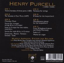 Henry Purcell (1659-1695): Sämtliche Kammermusik, 7 CDs