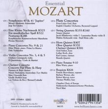 Wolfgang Amadeus Mozart (1756-1791): Essential Mozart, 10 CDs