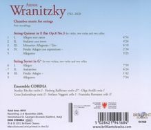 Anton Wranitzky (1761-1820): Streichquintett op.8 Nr.3, CD